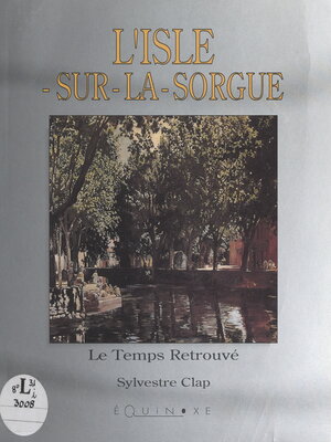 cover image of L'Isle-sur-la-Sorgue